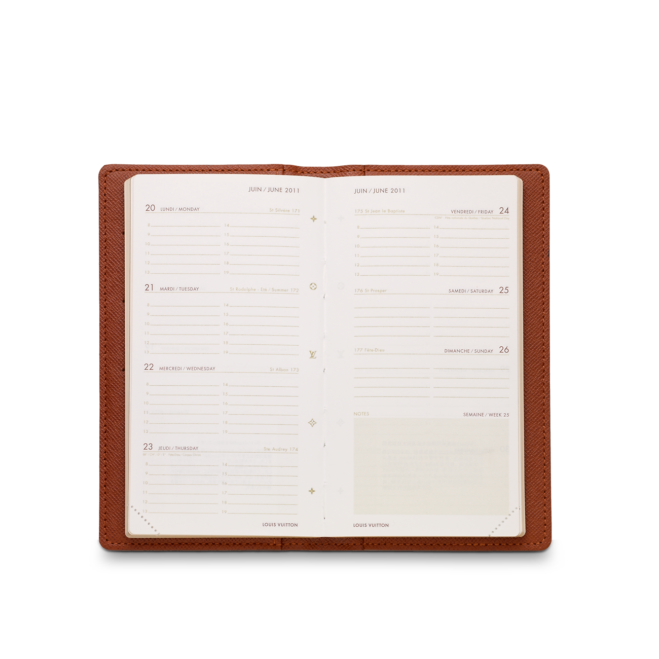 Pocket Agenda Cover Monogram Canvas Personalisation LOUIS VUITTON